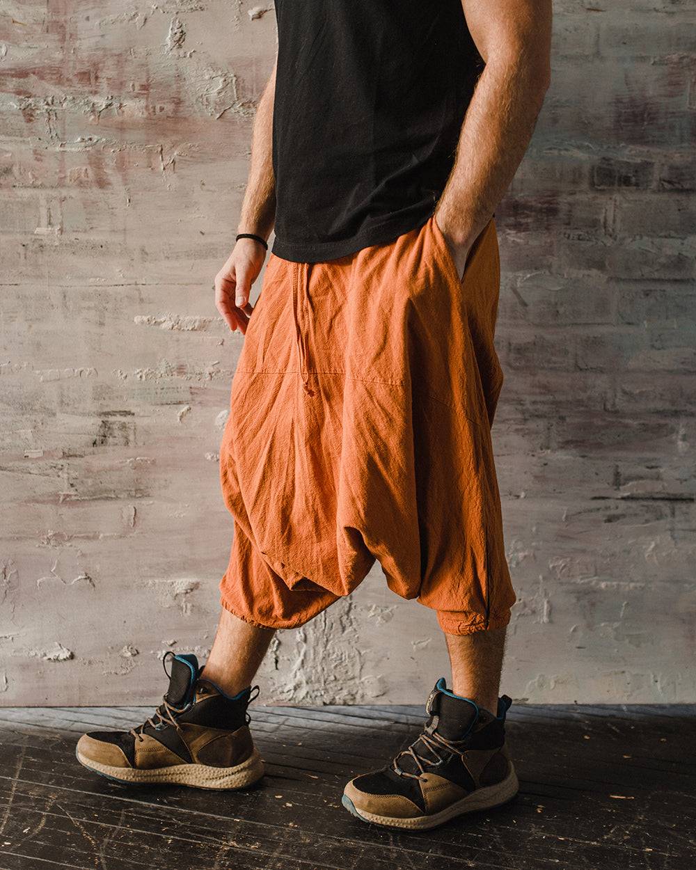 mens 
buddha pants#color_orange