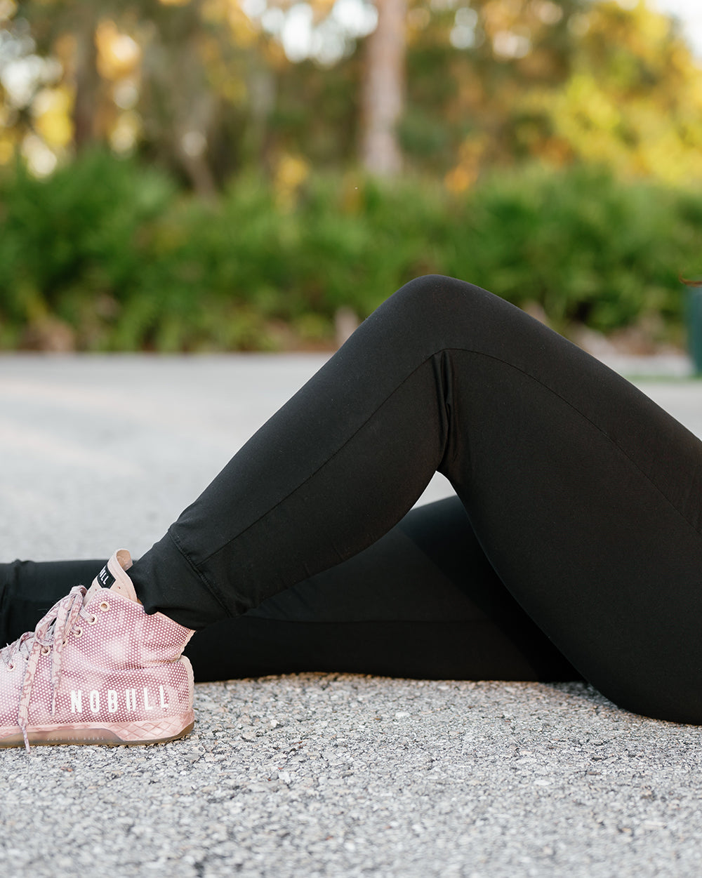 close up of joggers #color_black