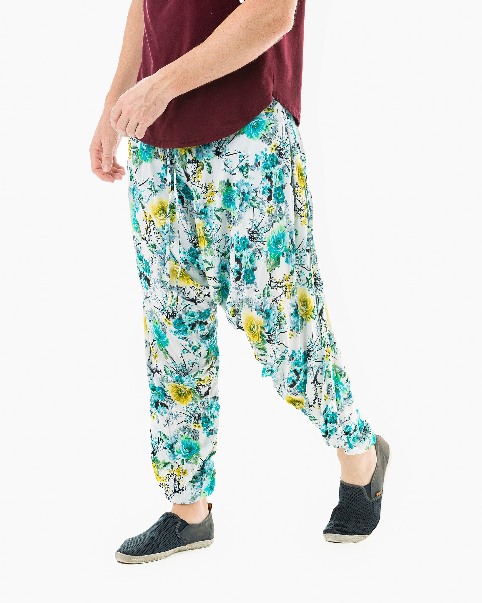 mens buddha pants#color_rose