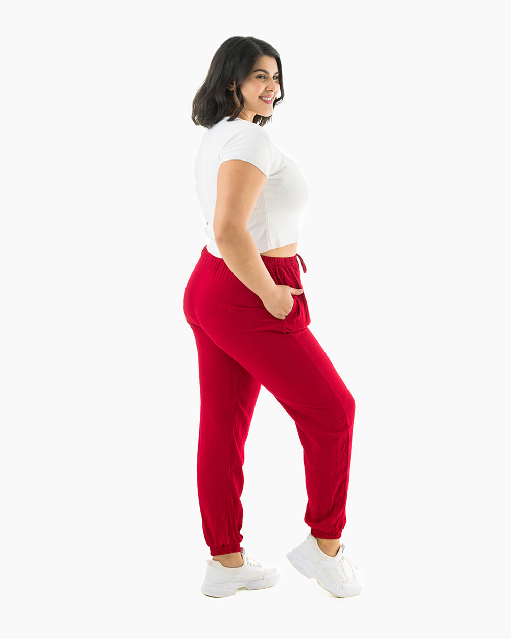 plus size pants #color_scarlett