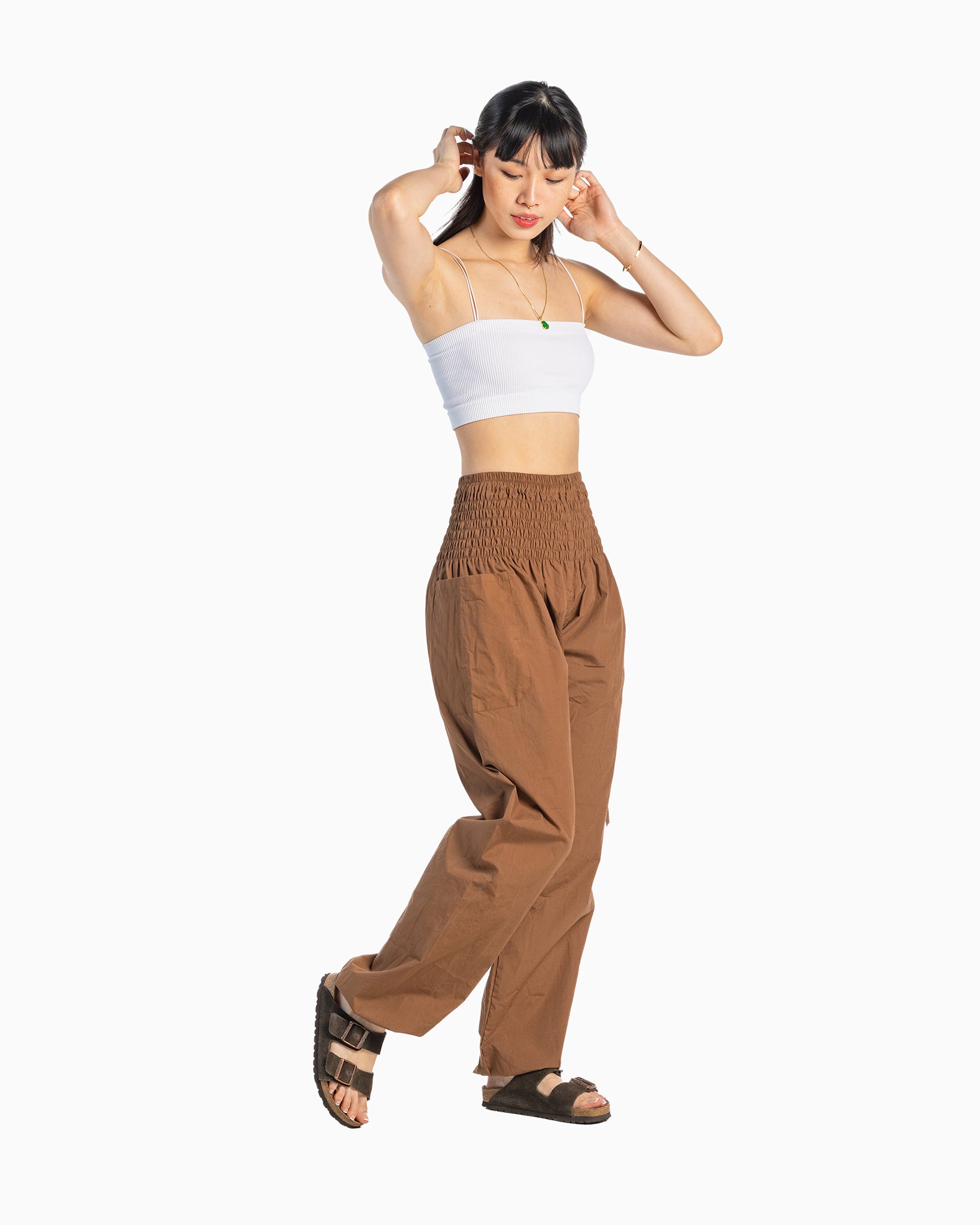 Harem Pants #color_brown