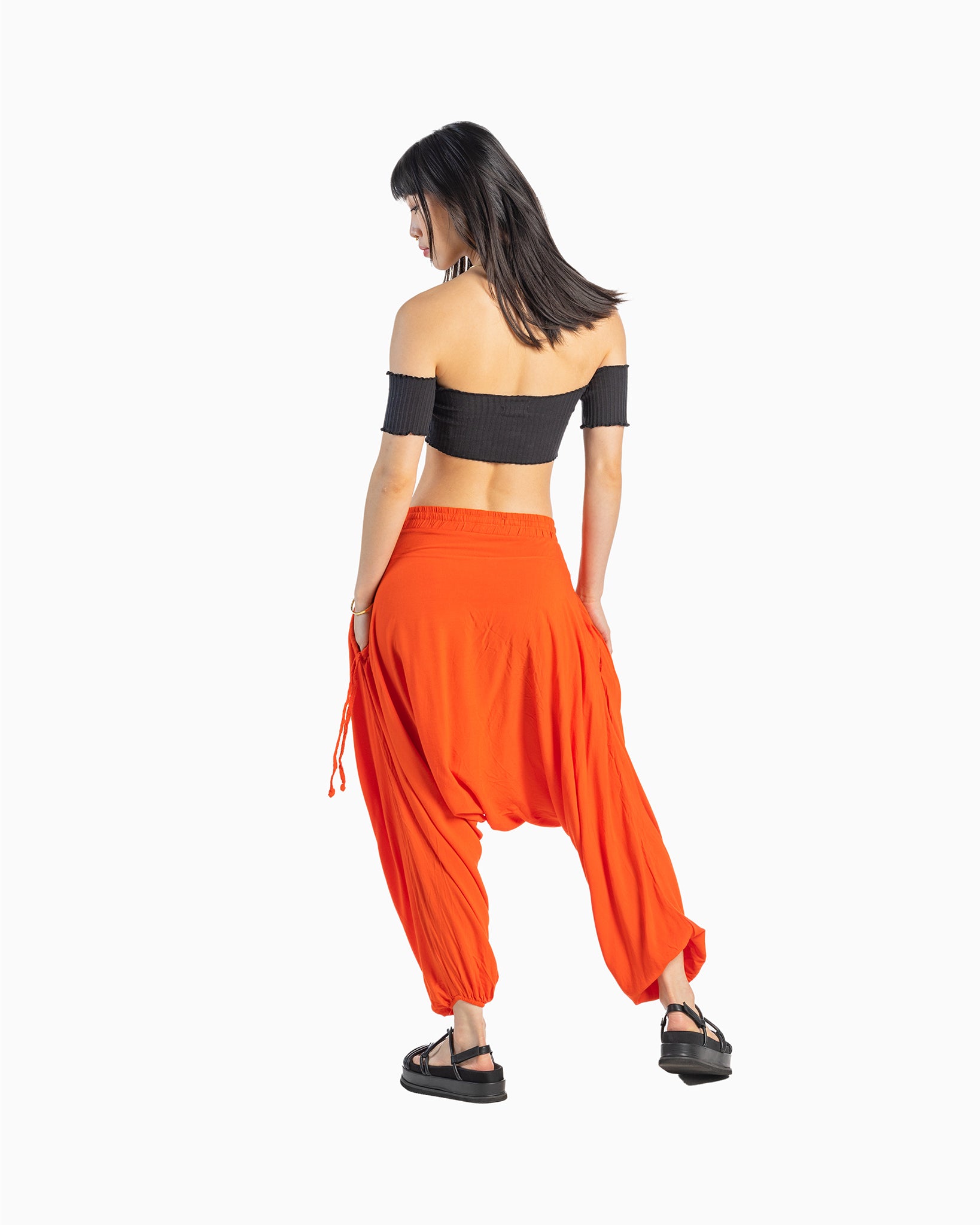 balloon pants for womens#color_tomato