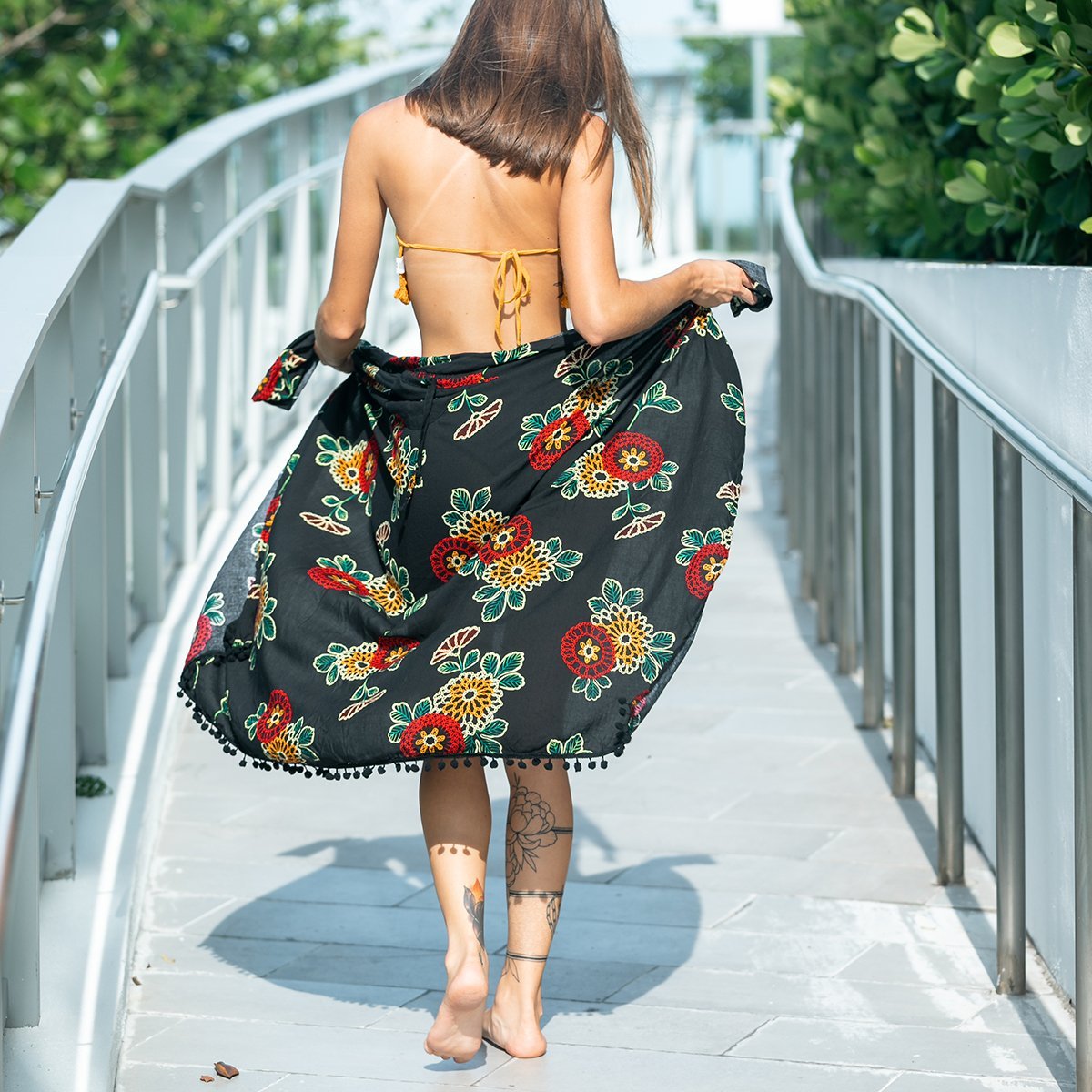 #color_flower Sarong By: Buddha Pants® - Buddha Pants®#color_flower